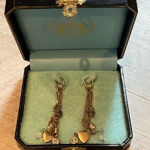 Juicy Couture Earrings. Bronze
